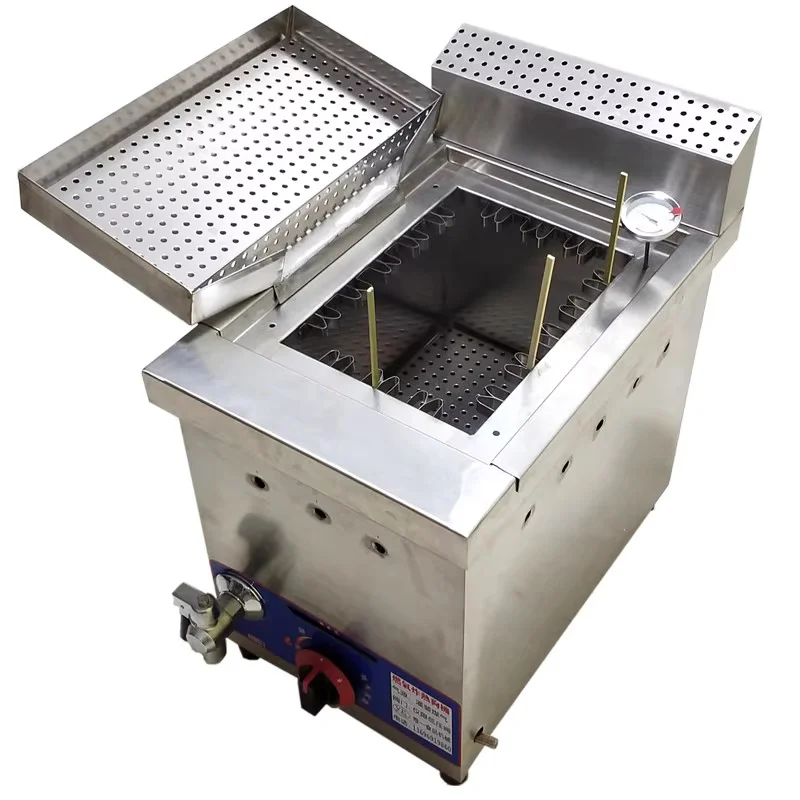 Kitchen Use Mozzarella Hot Dog Making Machine Street Food Korean Version Cheese Hot Dog Oil Fryer Snack Machine