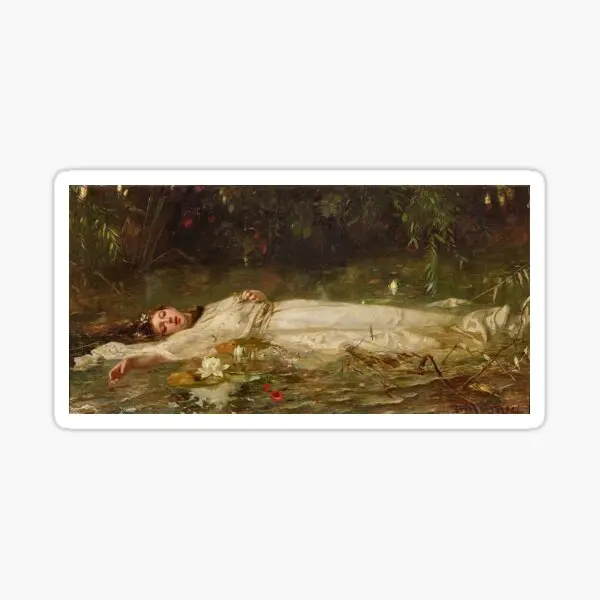 Ophelia von friedrich wilhelm theodor hey 5pcs aufkleber für dekorationen fenster nach hause laptop stoßstange wanda uf kleber niedliche lustige kunst