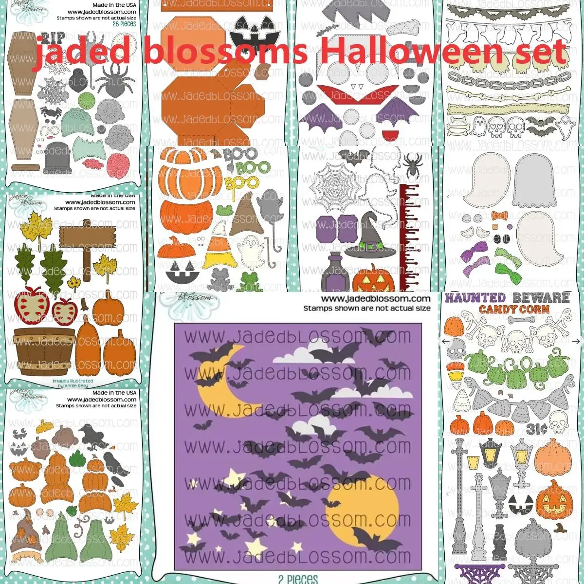 

Хэллоуин тыква 2025 НОВЫЙ вырубный штамп скрапбук украшение для дневника трафарет тиснение шаблон DIY поздравительная открытка ручной работы