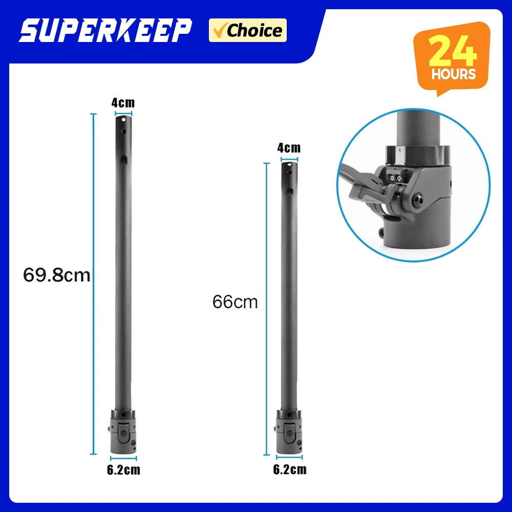 

66/69.8cm Folding Pole Aluminum Alloy Folding Pole Stand Rod Base Parts For Xiaomi M365/1s/Lite/Pro/Pro2/Pro3 Electric Scooter