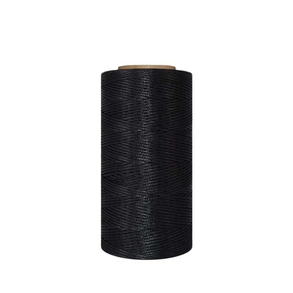 Image of Polyester-Wachsfaden, 260M Wachs-Baumwollschnur, 0,8MM 150D Leder-Nähfaden für Handwerksprojekte