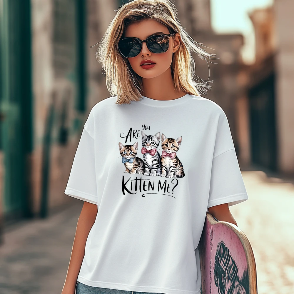 12 قطعة من ملصقات القطط اللطيفة على النقل - شارات فينيل ذات لغة مضحكة للقمصان والجينز وحقائب الظهر #3