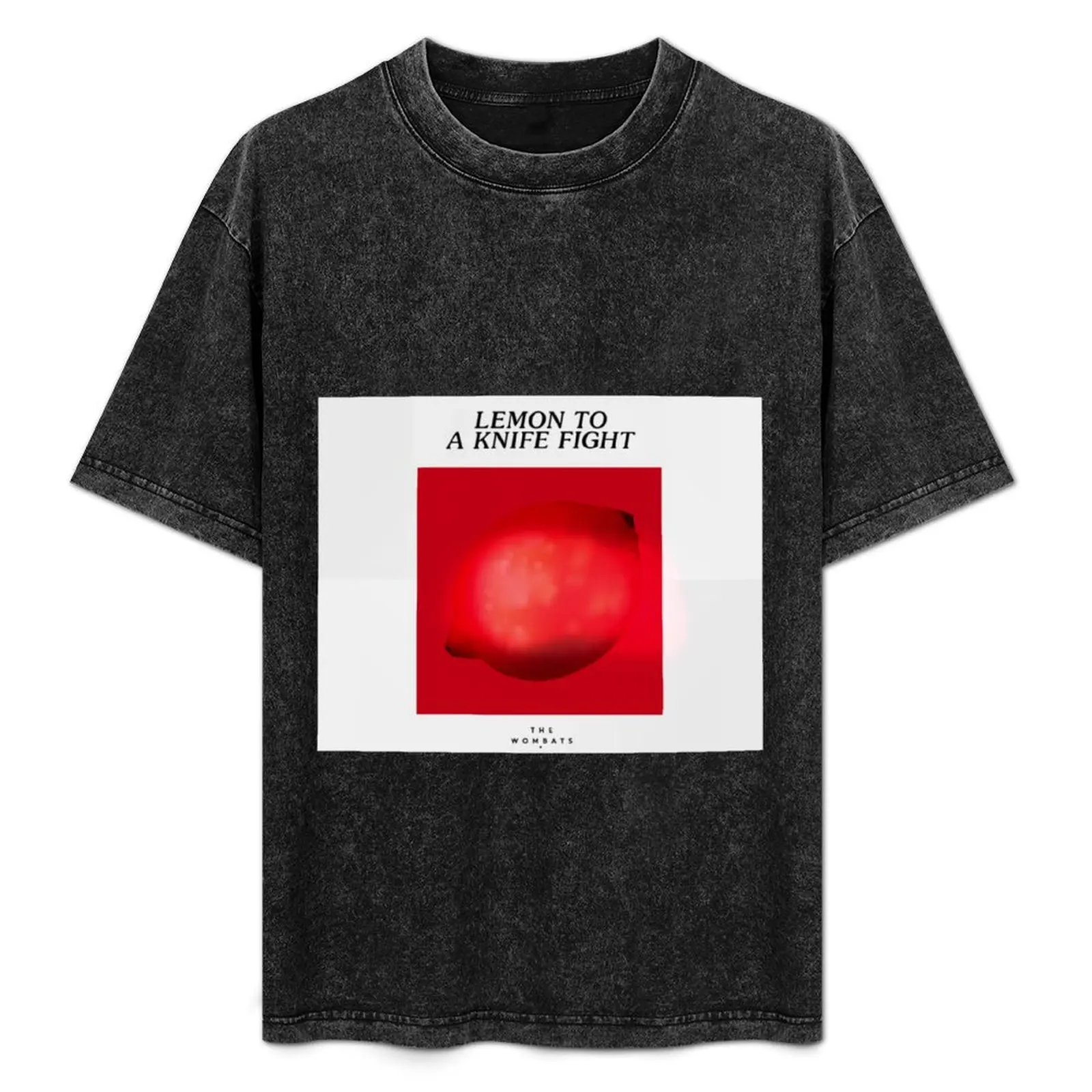 Lemon To A Knife Fight by The Wombats T-Shirt Daily Work Short Sleeve Top — купить у AliExpress WW