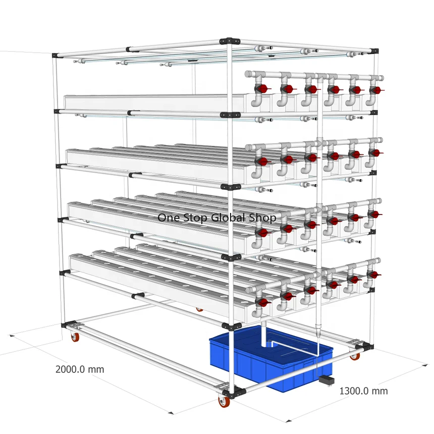 

Great Quality Lyinevertical Hydroponics System Nft Hydroponic Nft System Hydroponics Tomato Nft System