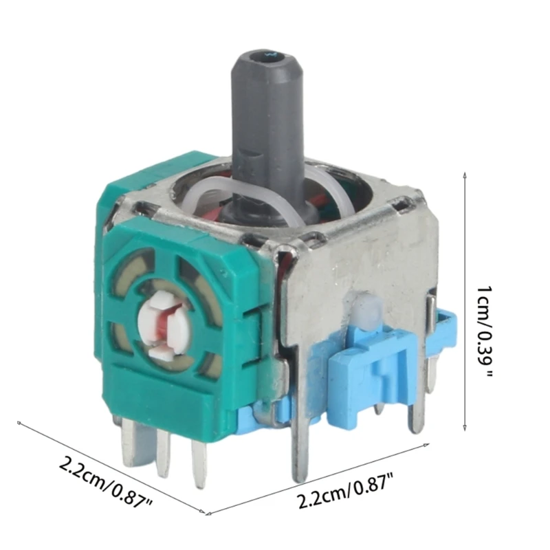 10 قطع استبدال قطع غيار الألعاب اللاسلكية المستشعرات الإبهام تثبيت بسيط