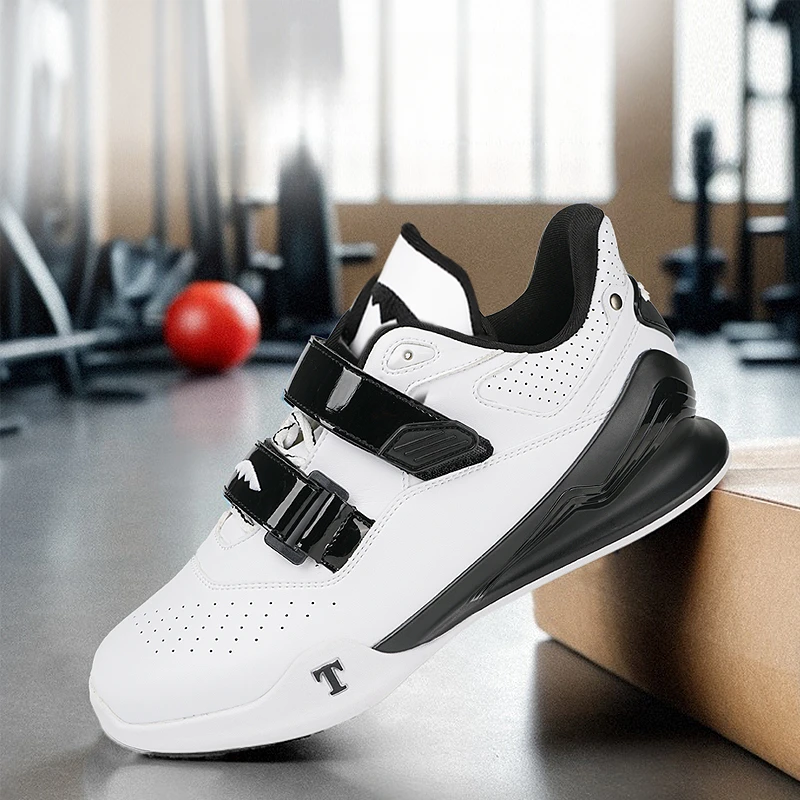 

Professional Weightlifting Shoes Comfortable Indoor Squat Training Shoes Durable Anti Slip Weightlifting Hard Pull Sports Shoes