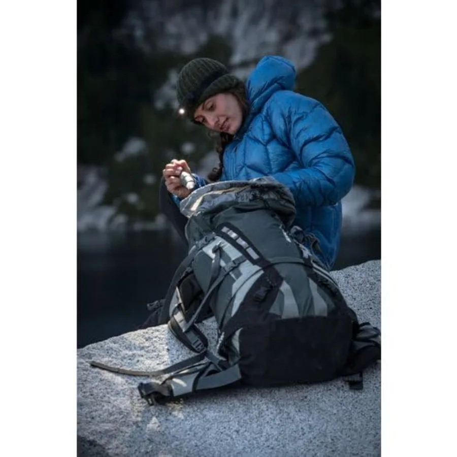 G2X Pro DualOutput LED Flashlight with Click Switch in Black for Outdoor Camping Emergency Survival and Indoor Home Use with Hi