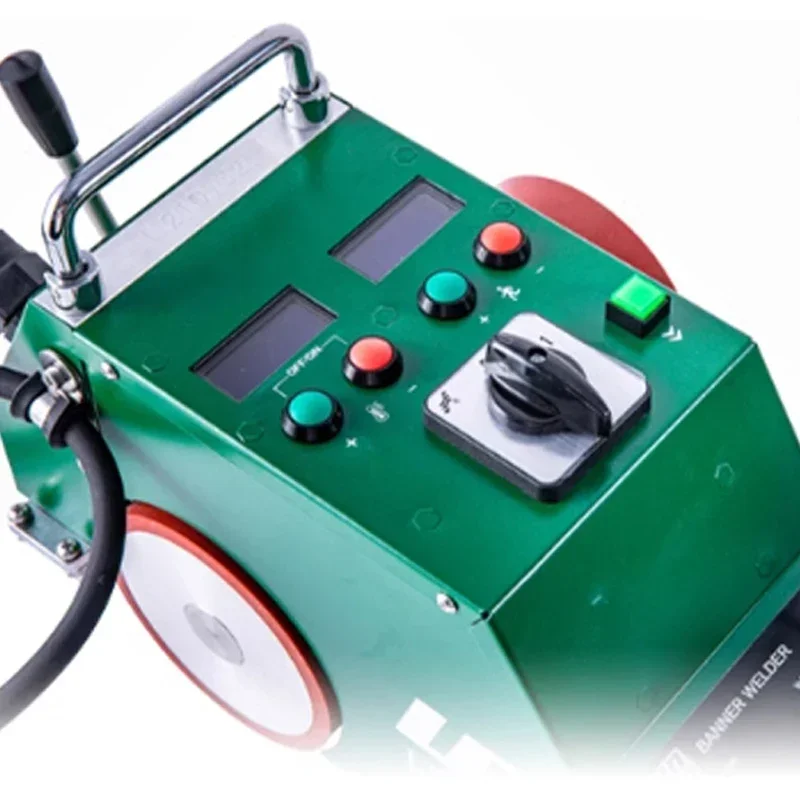 

LST-UME Banner Welder PVC Tarpaulin Membrane Automatic Walking Heat Sealing Welding Machine Film Advertising Cloth Splicing 30MM