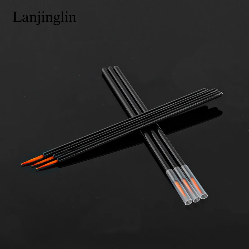 50 teile/los Eyeliner Make-Up Pinsel Wiederverwendbare Gel Liner Nail art Pinsel Malerei Stift Eyeliner Schönheit Eyeline Makup-Tools