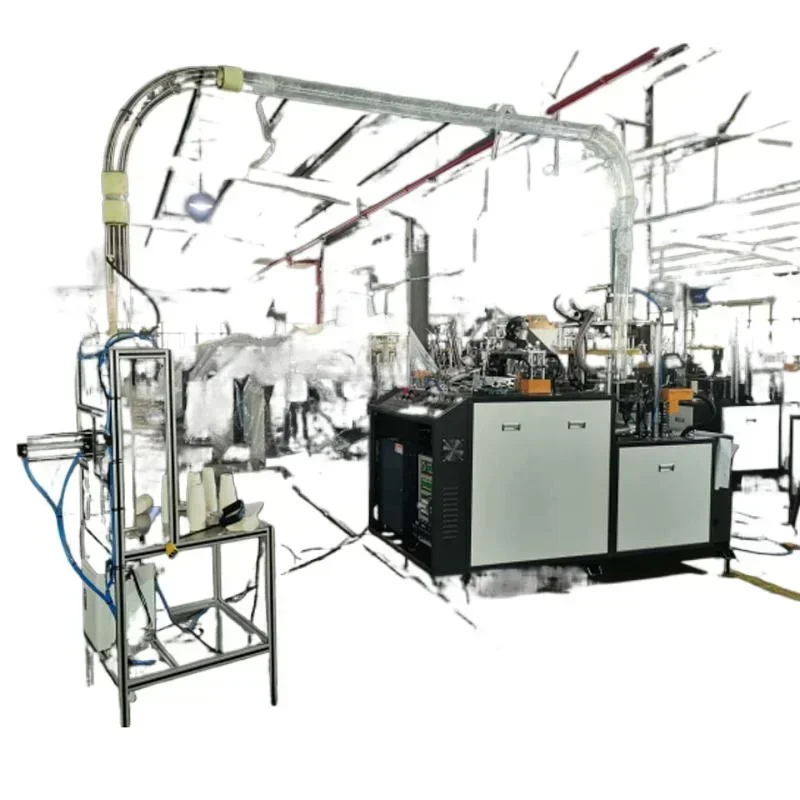 Hot Sale Paper Cup Making Machine Price PLC Control Square Paper Cup Manufacturing Production Line Equipment with CE Approval