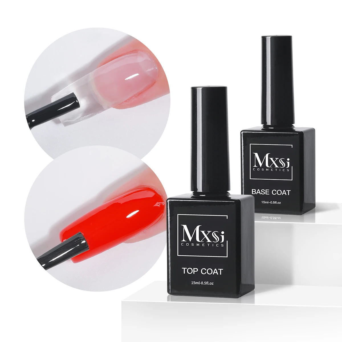 Big Bottles Of Economic 15ml No Wipe Top Coat Base Coat Gel Polish Nail Salon TopCoat BaseCoat For Varnish Vernis Gel