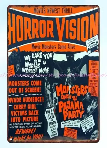 buy posters online 1931949 Horror Vision poster metal tin sign