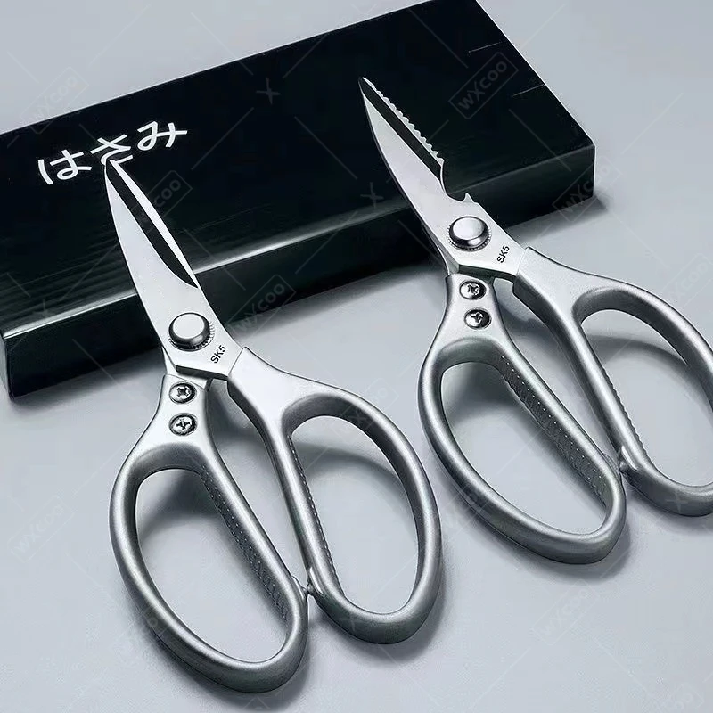 Kitchen Poultry Shears Butcher Meat Cleaver Stainless Steel Kitchen Scissors Chicken Bone Shear Sharp Vegetable Fish Duck Cutter