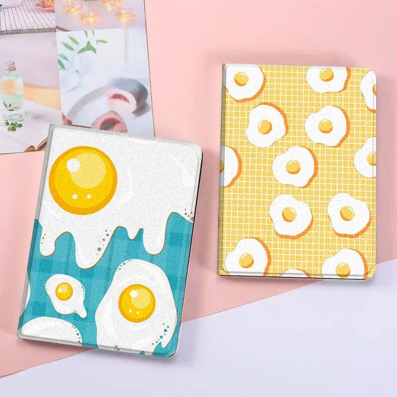 

Interesting Snack Fried Egg For Xiaomi Mi Redmi Poco Pad 2 4 5 7S 6S 6 7 8 Max Plus Ultra SE Pro K 2025 Tablet Case