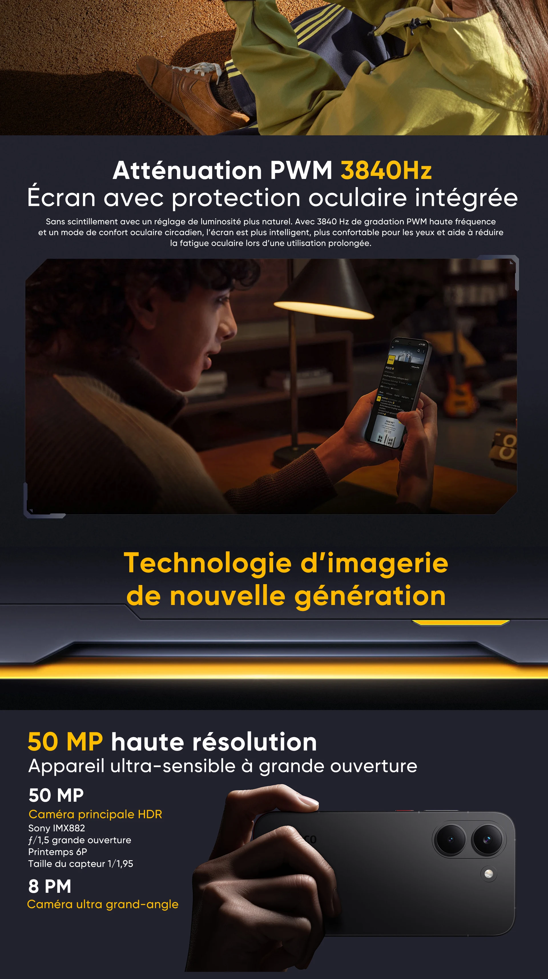 Smartphone POCO X8 Pro 5G Global Version Dimensity 8500-Ultra 6.59" 120Hz 1.5K Ultra-bright AMOLED Display 6500mAh Battery NFC