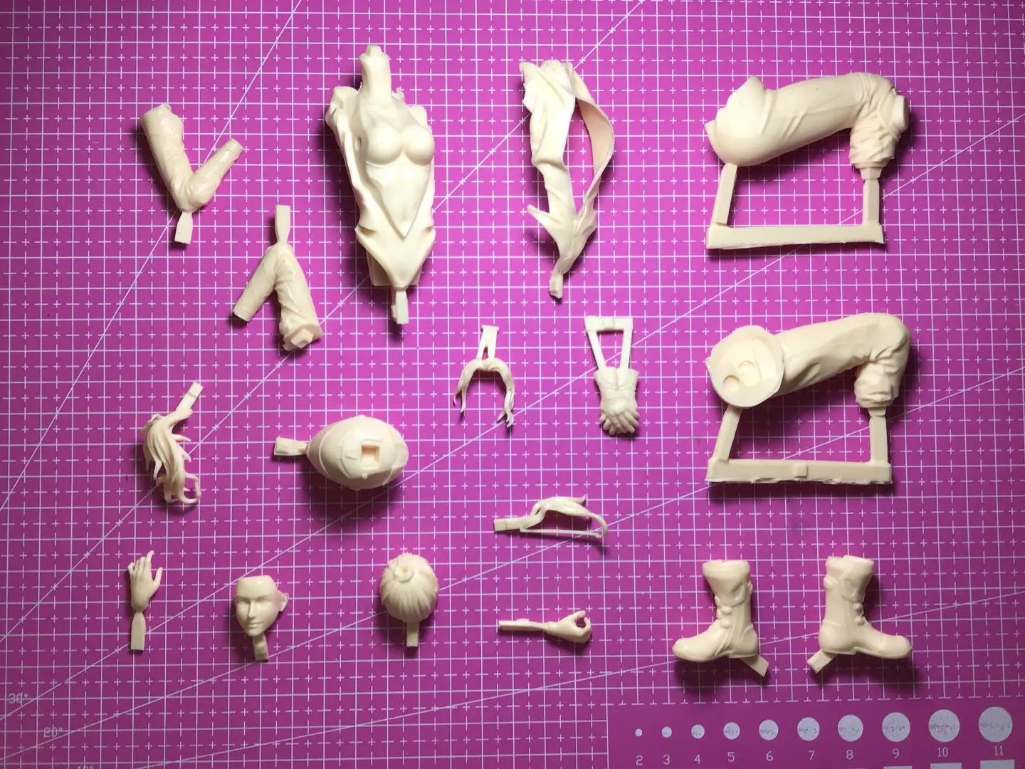 1/9 Resin Model Figure GK,Unassembled and unpainted kit
