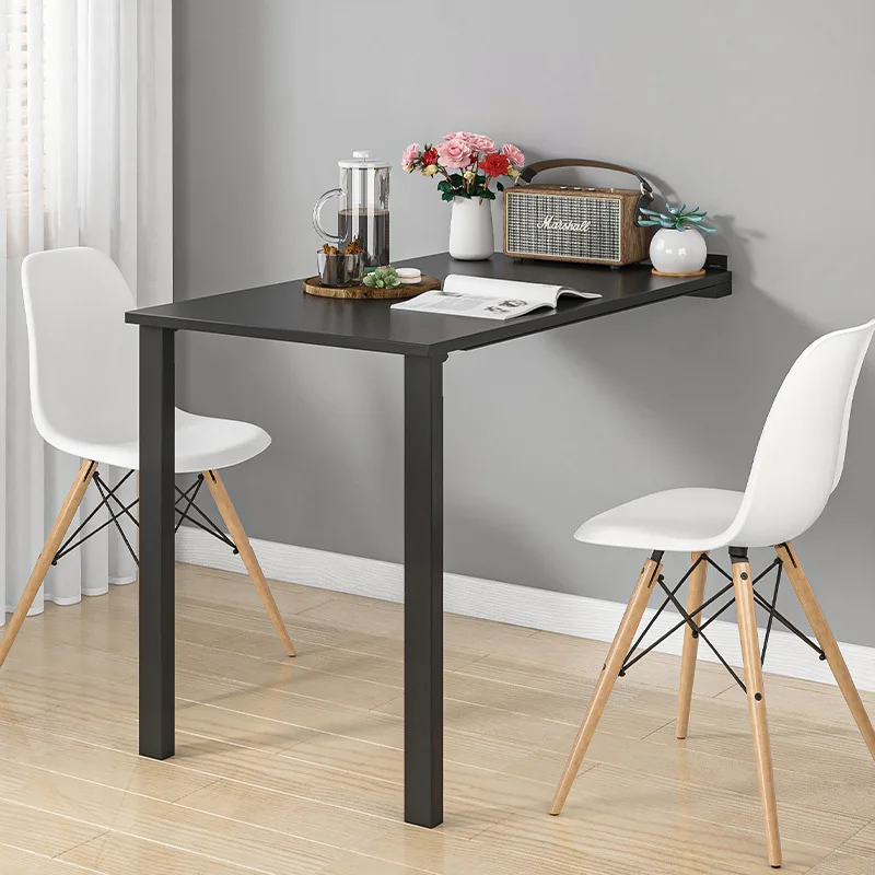 Upturned household multi-functional mural folding table simple invisible wall hanging dining table small wall dining table