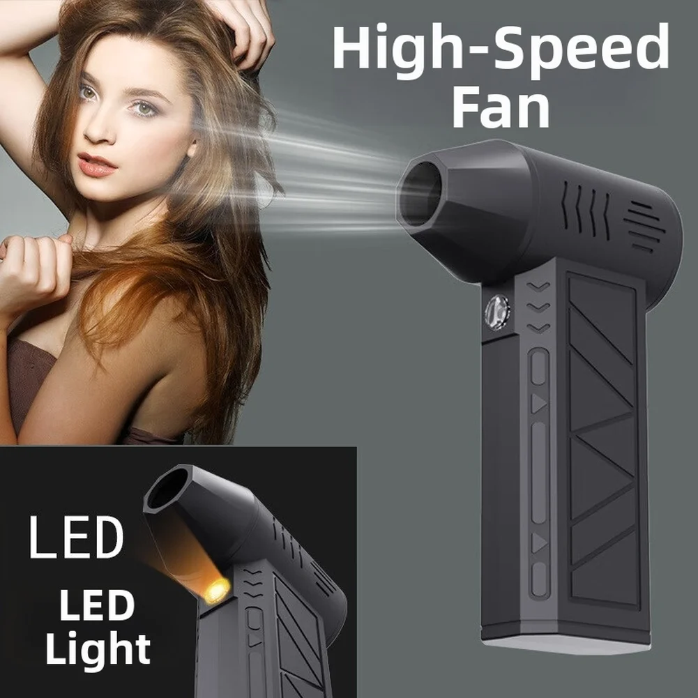 

Мощный турбовентилятор со светодиодной подсветкой, 4-скоростная регулировка, жестокий вентилятор, ручной портативный автомобильный пылесос, многофункциональный 7,2 В