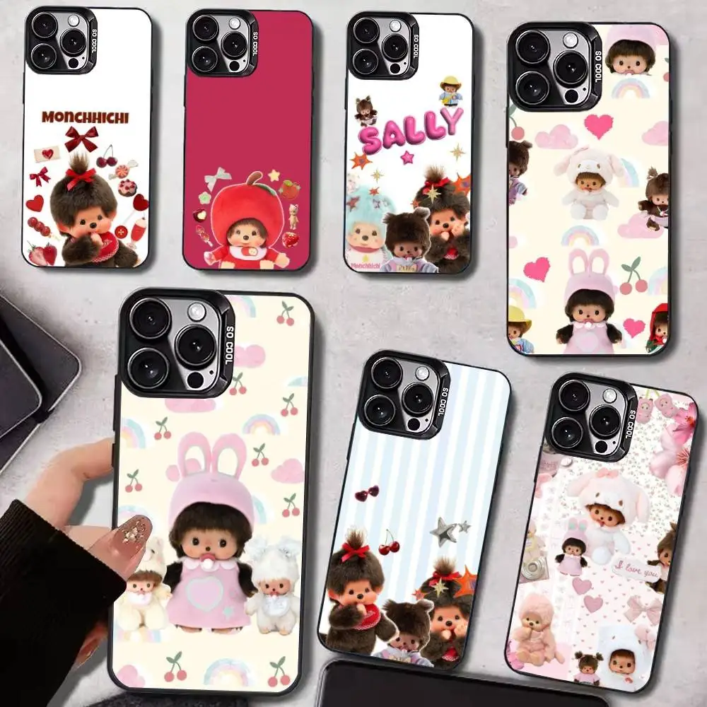 

Cute M-mon C-chhichis-s Phone Case For iPhone17,16,15,14,13,12,11 Plus,Pro Max Black Candy Matte Shockproof Cover
