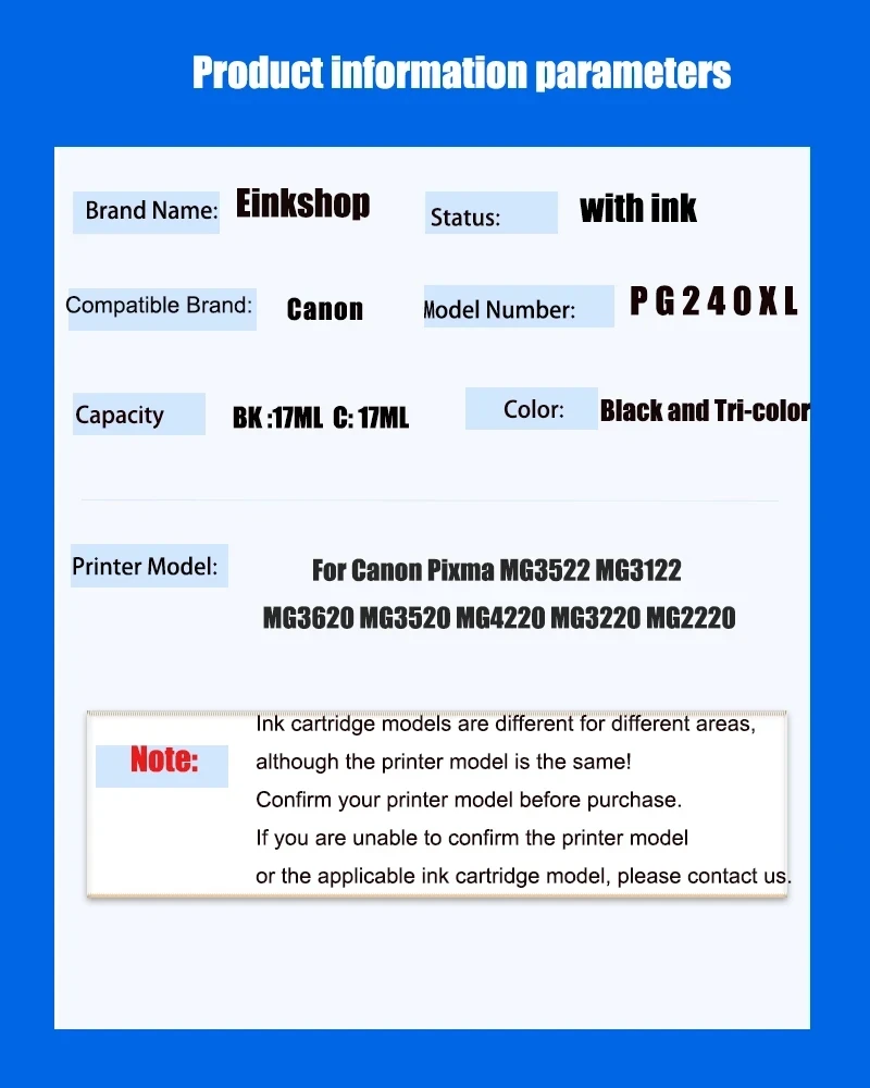 PG240 CL241 PG-240 CL-241 PG 240 CL 241 Compatible Ink Cartridge for Canon Pixma MX372 MX432 MX512 MG2120 MG3120 MG3220 printer