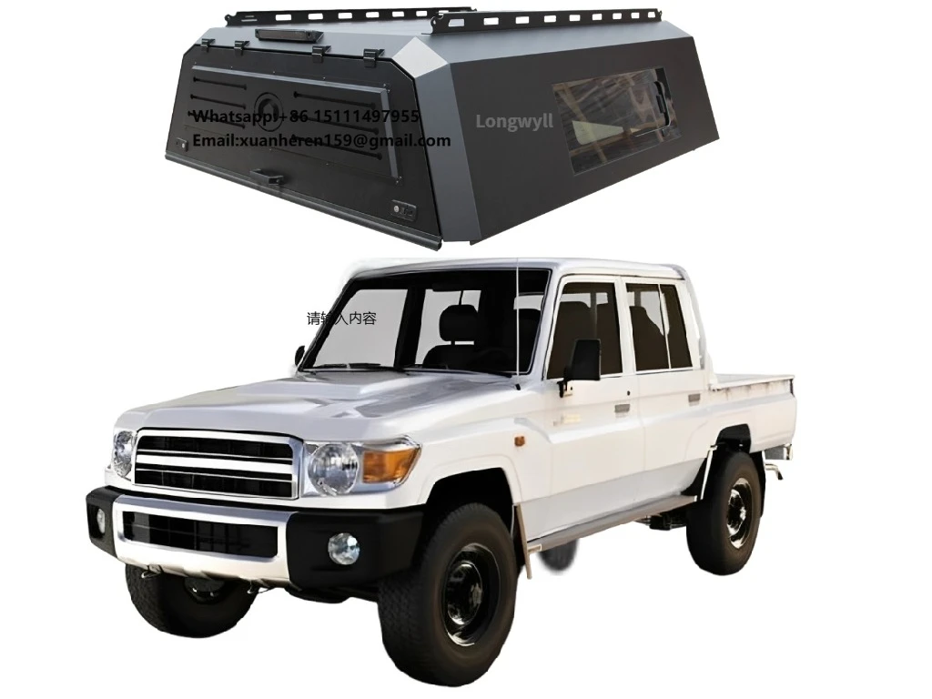 Premium Lightweight Steel Truck Canopy with Waterproof & Locking Features Custom Fit for Toyota LC79 Single Cab Outdoor Utility