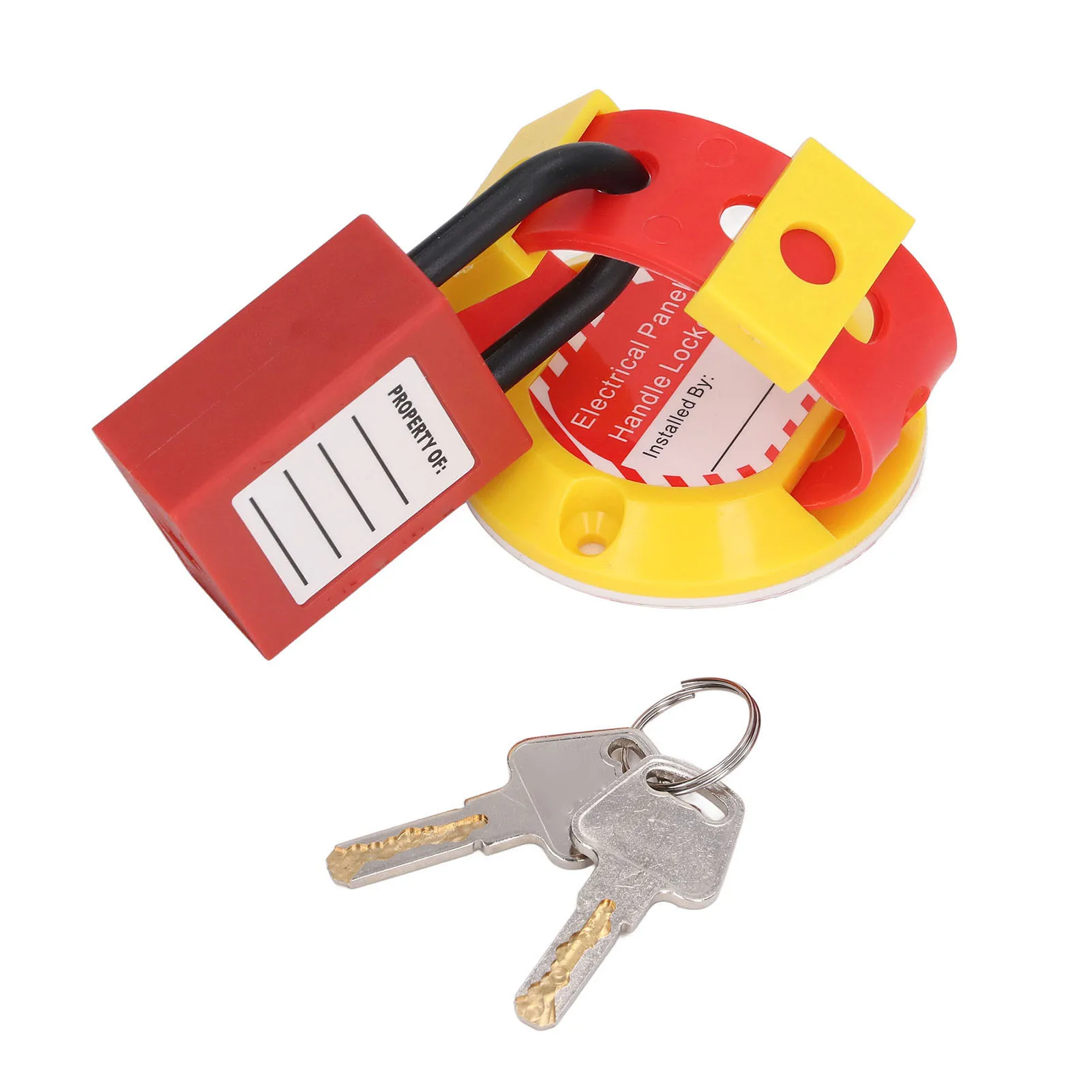 مقبض اللوحة الكهربائية قفل اللوحة الكهربائية مقبض قفل عدة العزل النايلون قفل إمدادات السلامة للصناعة #5