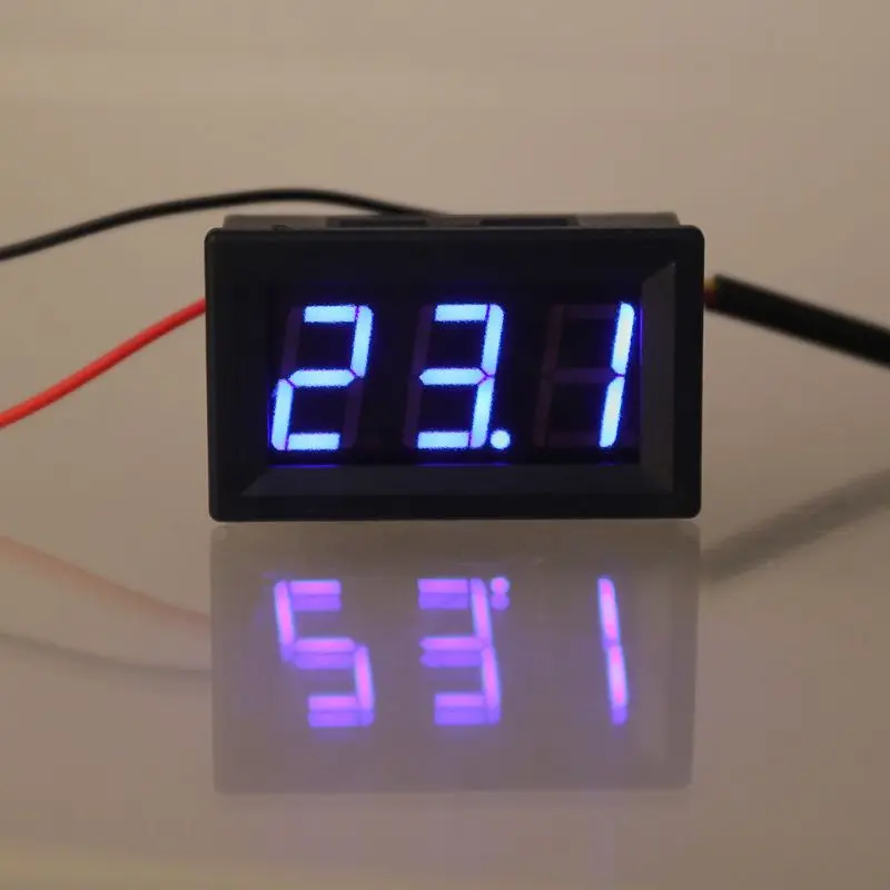 A2UD Waterproof Digital Thermometer -55℃ to 125℃ Temperature  Probe 12/24V