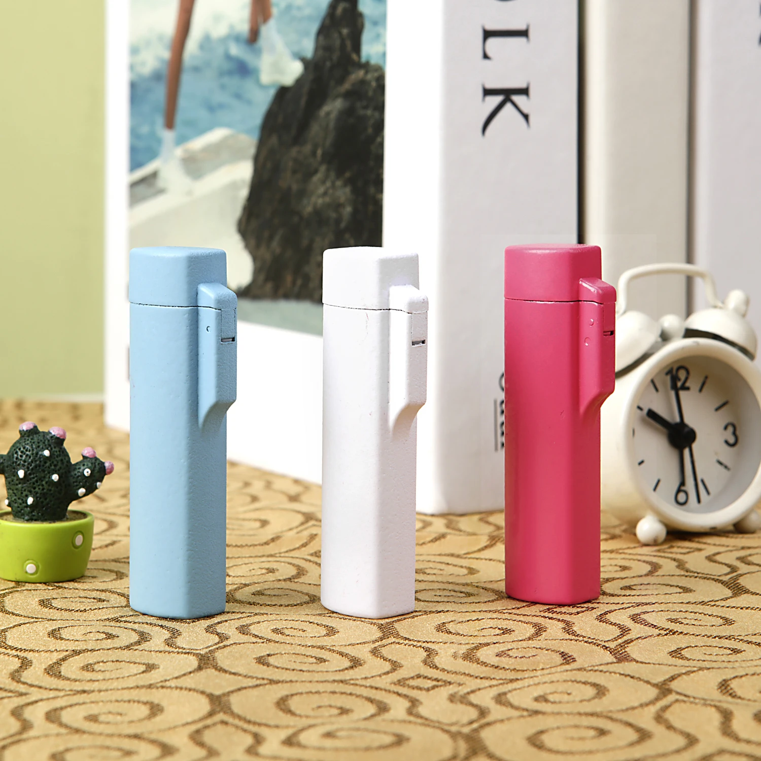 Portable Colorful Plastic Toothpick Holder Transparent Plastic Toothpick Box Portable Toothpick Storage Case Needle Case Outdoor