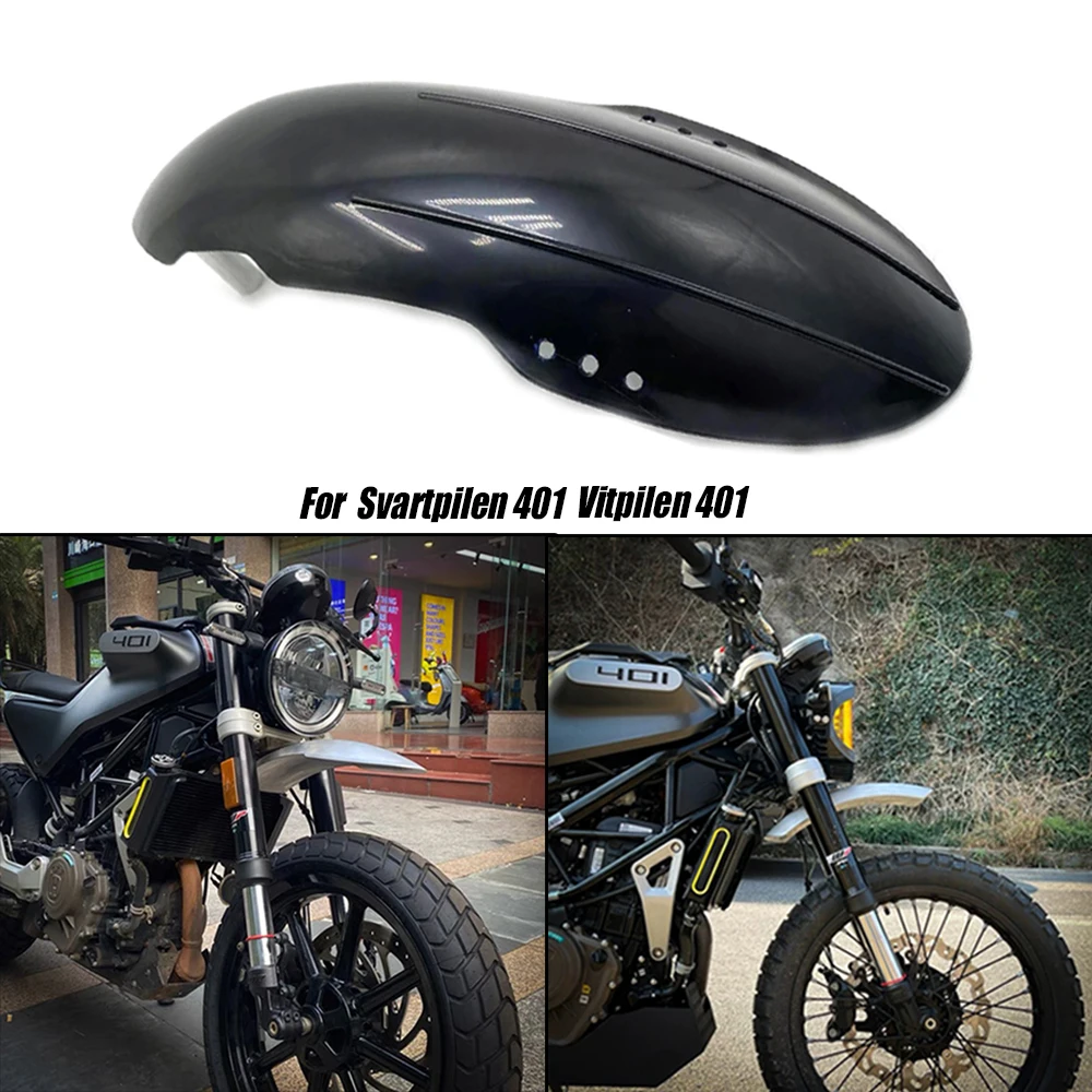 

Motorcycle Front Fender Mud Flap Dirt Splash Fairing Guard Wheel Cover Mudguard For Svartpilen 401 Vitpilen 401 2018- 2023