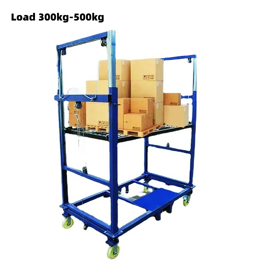 Electric Scaffolding Lift Mobile Lifting Platform Automatic Remote Control Folding Hoist Indoor and Outdoor Decoration