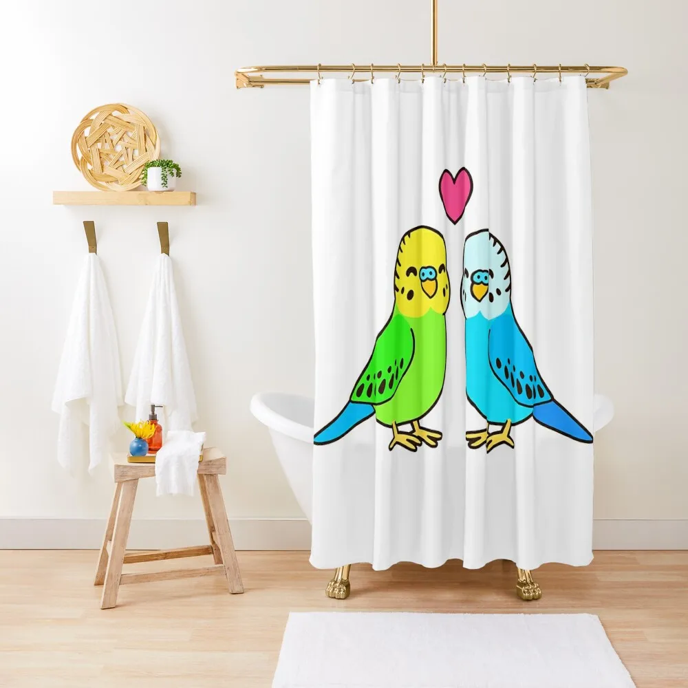 

Animal Budgie Bird Shower Curtain Shower Bath For Bathroom Luxury Bathroom Shower Bathroom Accessorys Curtain