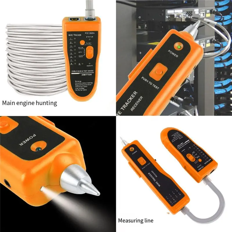 ABWP-High Precision Network Cable Tracker Digital Signal Network Cable Tester Noise-Free