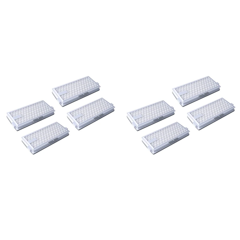 

8 Pack HEPA Filters For Miele Airclean SF-HA 50 Filters Models S4,S5,S6,S8,S8000,S6000,S5000,S4000,Complete C1& C2 &C3