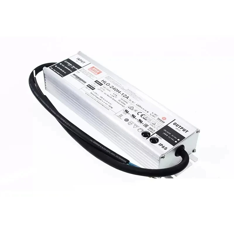 MEAN WELL HLG-240H 12A 12B 24 36 48 A B HLG-240H-24A HLG-240H-24B 240W Waterproof LED Power Supply