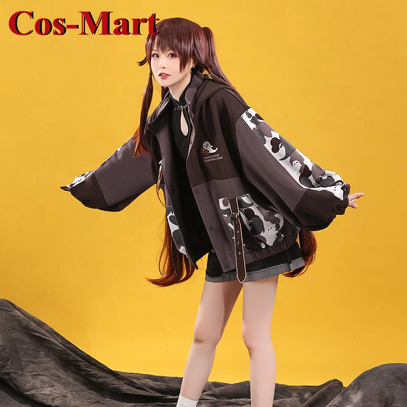 

Cos-Mart Game Genshin Impact Hu Tao Cosplay Costume Sweet Fashion Daily Coat Activity Party Role Play Clothing