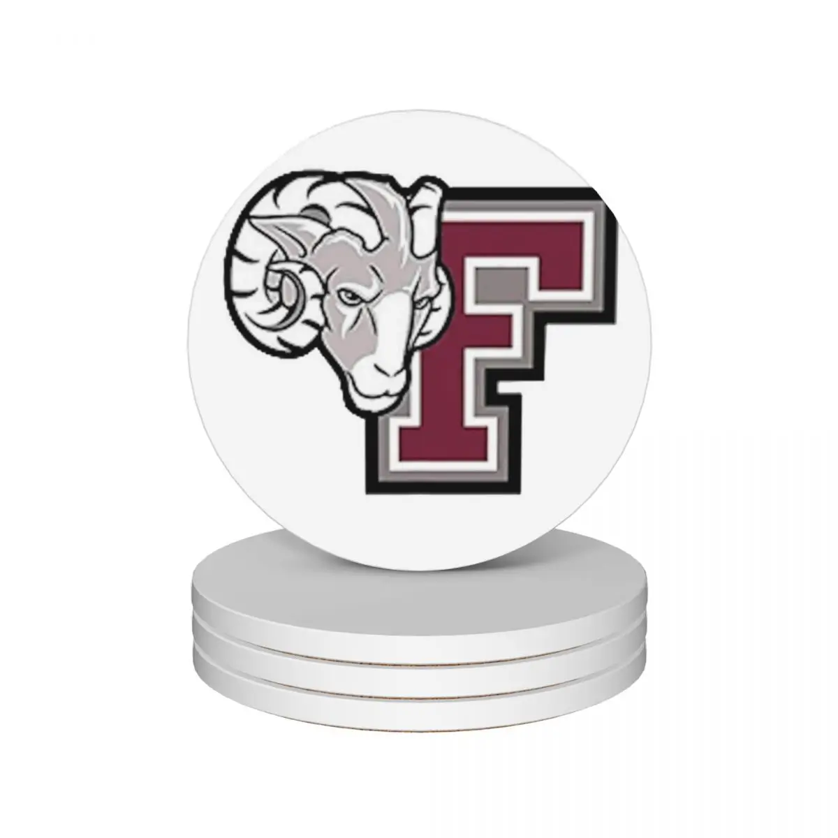 

Fordham University Ceramic Coasters (Set of 4) set cute for coffee cups for ceramics for table Coasters