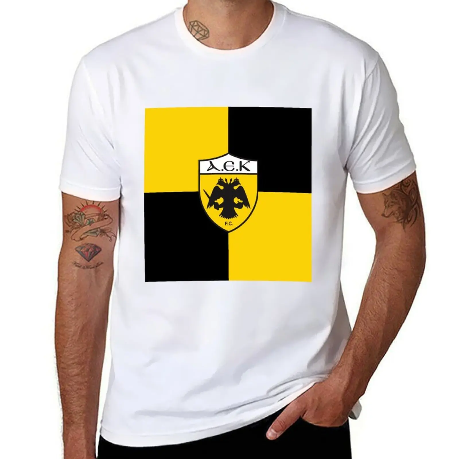 

AEK FC Active T-Shirt t shirts for man cotton funny cotton t shirts man 100% T-Shirt