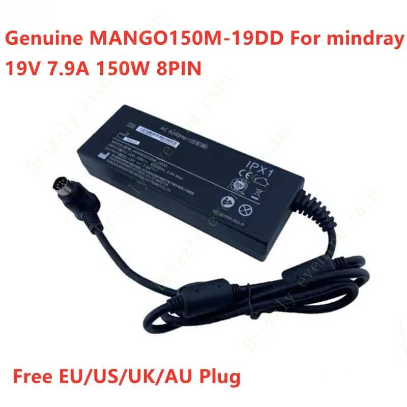 Genuine MANGO150M-19DD 19V 7.9A 150W 8PIN MANGO150M-19DM AC Adapter For mindray M9 TE7 TE8 MEDICAL Power Supply Charger