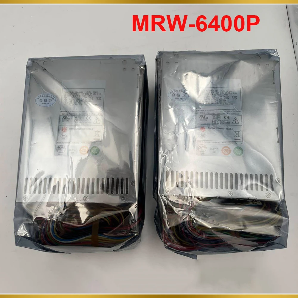 1PCS 400W Server Redundant Power Supply MRW-6400P-R Module MRW-6400P （2 Power Modules + 1 Power Cage）