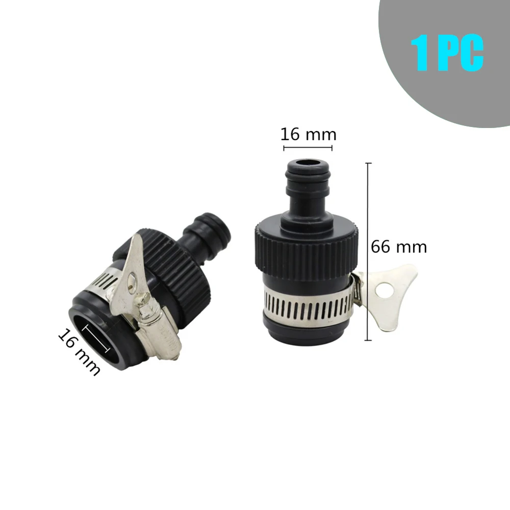 1Pc 1/2 3/4 5/8 1 Inch Garden Hose Quick Coupling 12/16/25mm Car Wash Hose Adapter Repair Coupling Irrigation Accessories