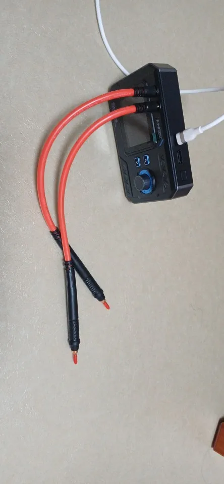 Customer photo for Bench Companion Portable Spot Welder – FNIRSI SWM-20 — Gearfinch