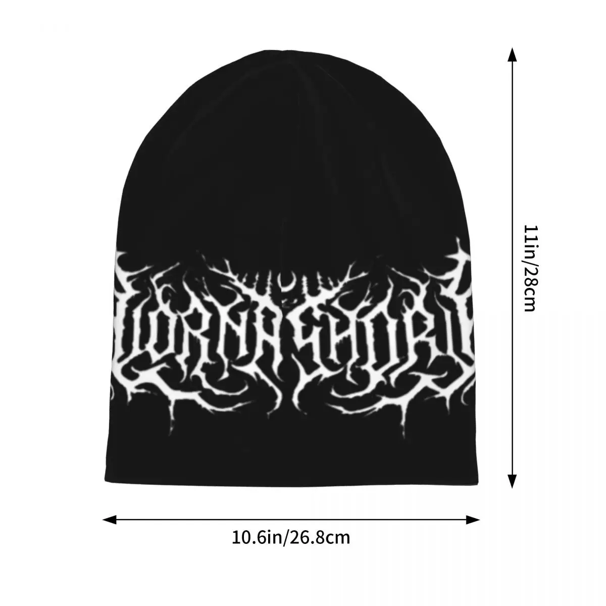 Men Women Lorna Shore Logo Slouchy Beanies Merch Heavy Metal Punk Bonnet Knitting Hats Streetwear Warm Caps Birthday Gifts Idea