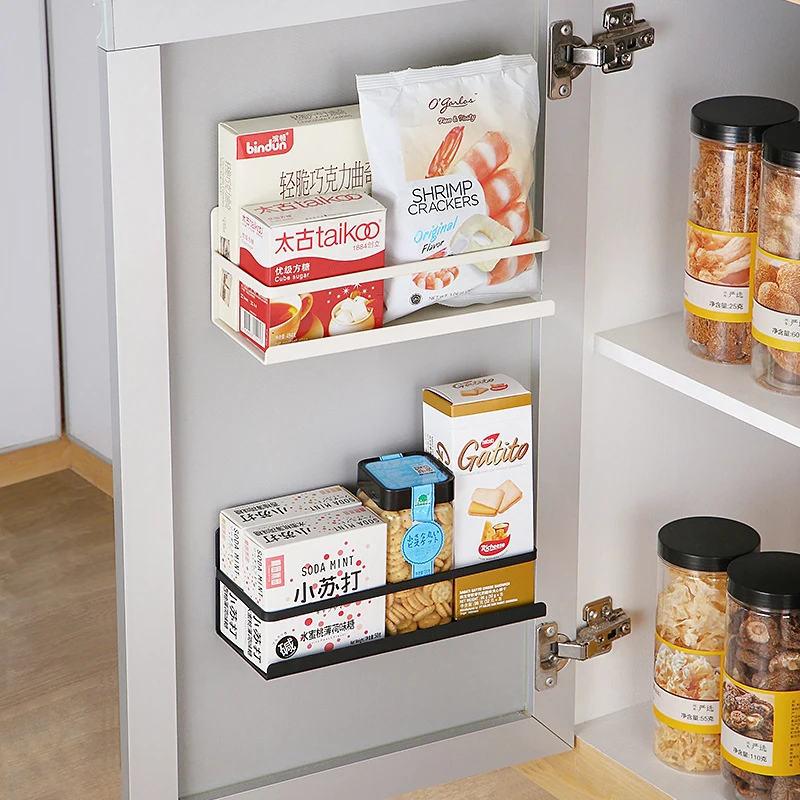 Magnet Kitchen Organizer Refrigerator Shelf Magnetic Holder Paper Towel Holder Metal Shelf Spice Storage Rack Kitchen Accessorie