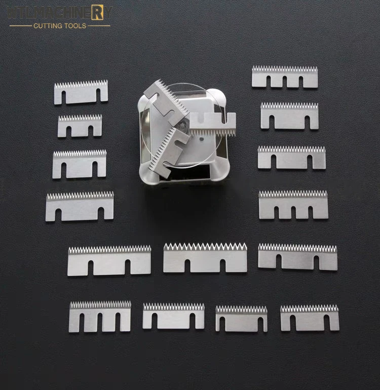Imagem -05 - Hss Carton Sealer Tooth Blade Filme de Fita Adesiva Semi-automática Vedação de Facas Máquina de Embalagem Lâminas Serrilhadas 10 Pcs