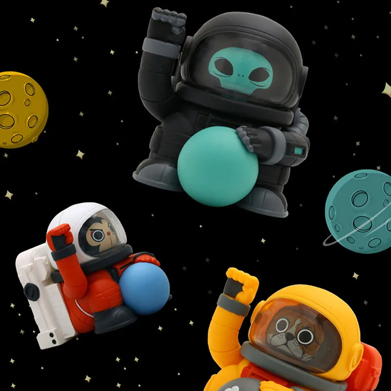 

Plutus Spacemen Series 1 Blind Box Guess Bag Mystery Box Toys Doll Cute Anime Figure Desktop Ornaments Gift Collection