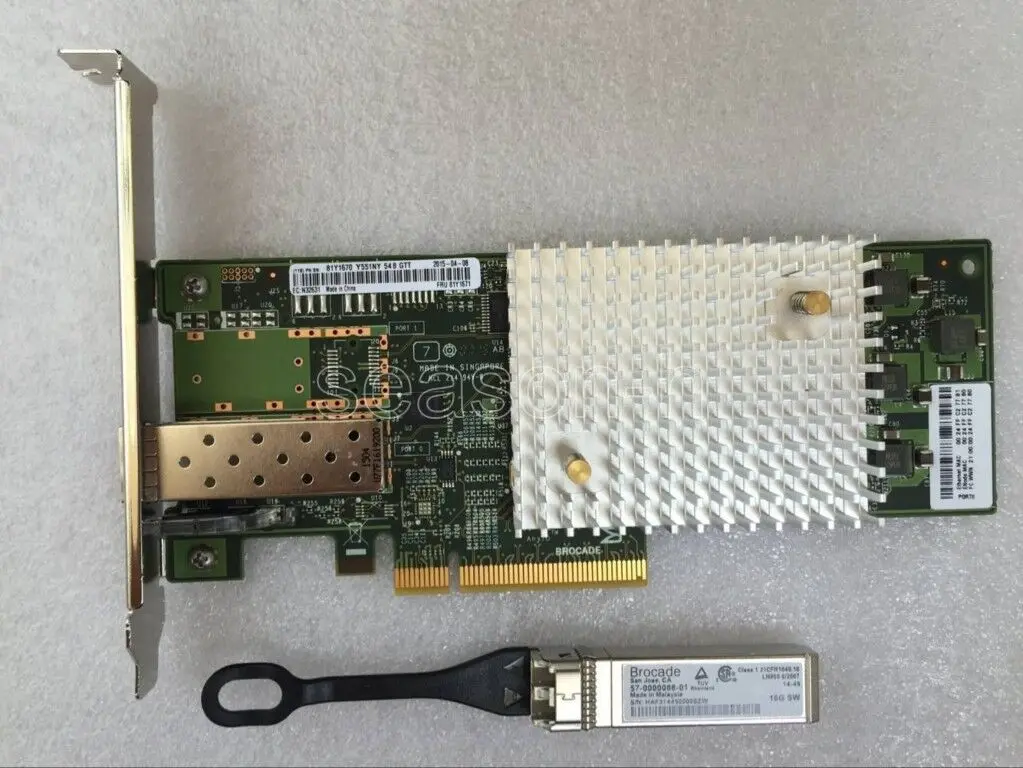 

Сетевая карта для QLOGIC Brocade BR-1860-1F 1-Port 16Gb HBA Fiber 81Y1670 81Y1671 = QLE2660
