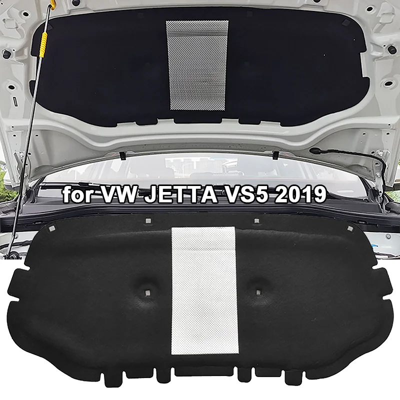 

Car Hood Engine Sound Heat Insulation Pad Mat Soundproof Cover Insulation Pad for VW JETTA VS5 2019