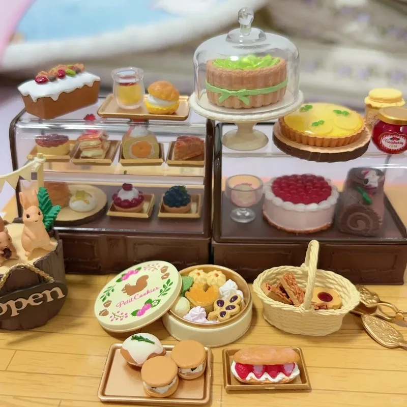 

Re-Ment The Cake Shop Pastry And Dessert Bakery Miniature Food Play Scene Table Ornament And Gift In The Shade Forest