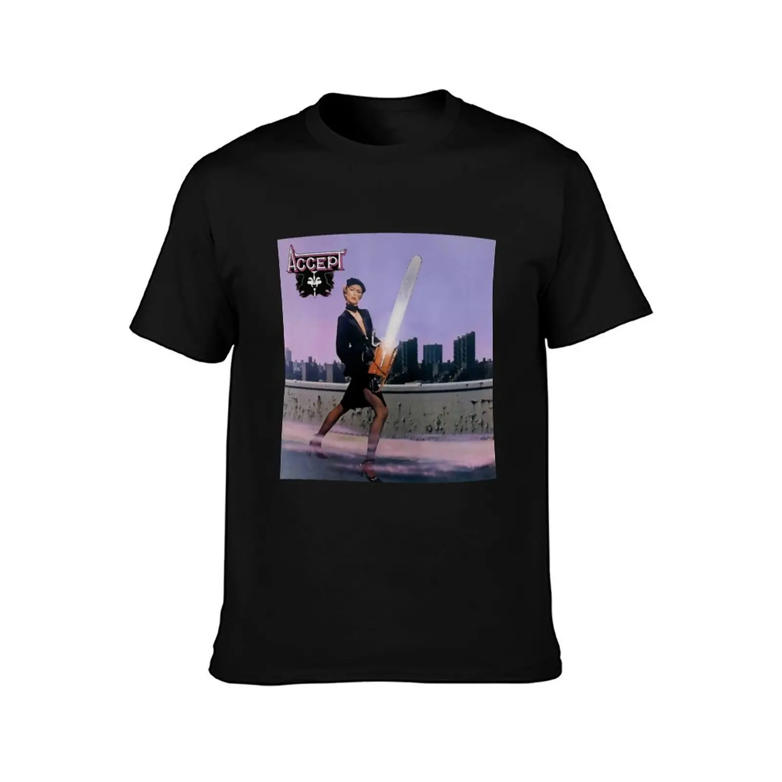 Accept T-Shirt Casual Streetwear Short Sleeve Tee
