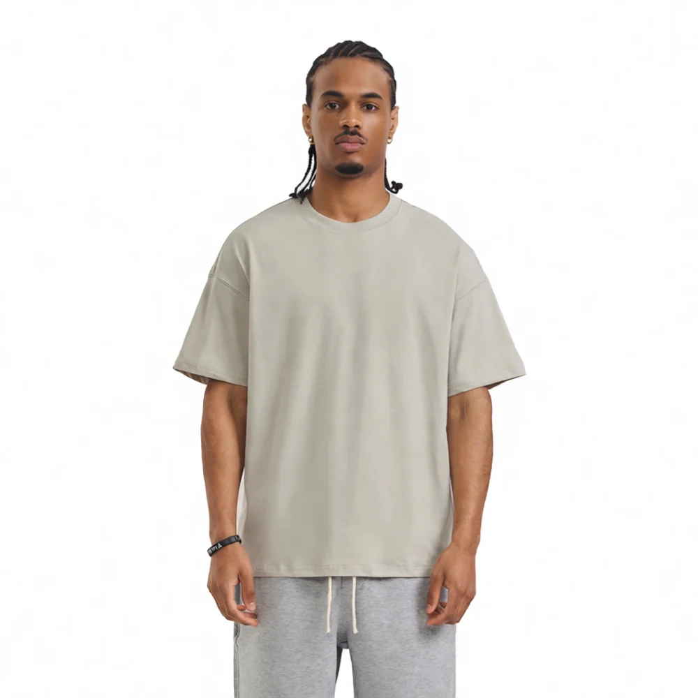 Quick Dry Cooling T Shirt Men Loose Fit Short Sleeve Menthol Lyocell Fabric Breathable Sports Casual Summer Outfit Top